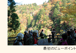 芦津トレッキング 最初のビューポイント